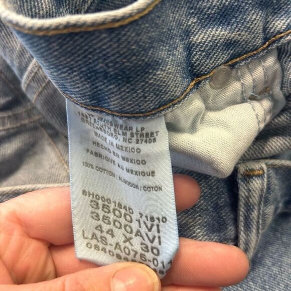 Wrangler Mens Size 44/30 Blue Jeans - Picture 3 of 7